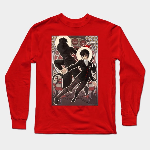 Joker - Ren Amamiya Long Sleeve T-Shirt by IUBWORKS